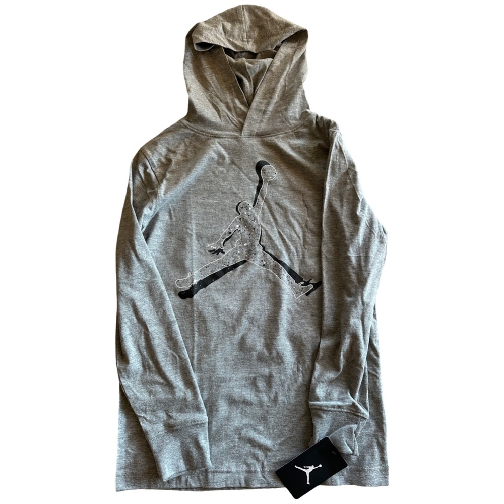 Boys Jordan Brand Carbon Heather Hoodie